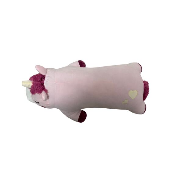 Members Mark 36” pale pink super soft unicorn body style pillow euc - Picture 2 of 12